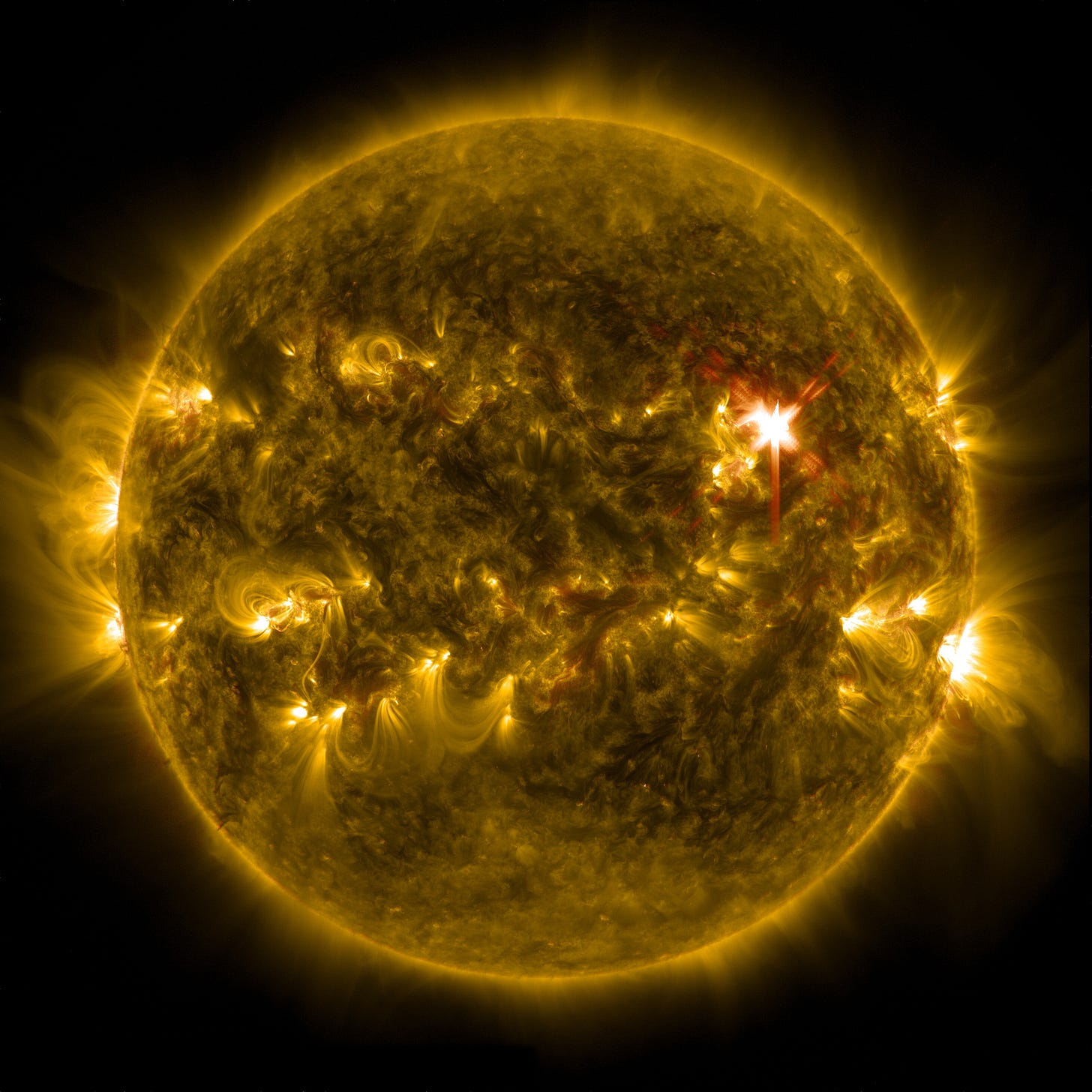 The sun.